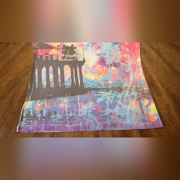 Disney Womens Size XL Mickey & Minnie Graphic T-Shirt - Multicolor - Picture 10 of 11